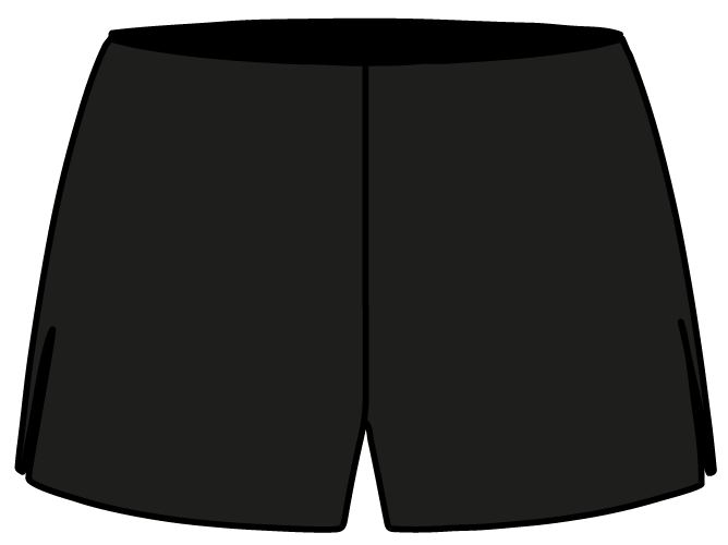 Loose outer shorts rear CAD